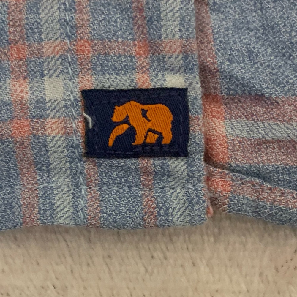 THE NORMAL BRAND LS All Cotton Lt Flannel Plaid Shirt - Picture 7 of 7
